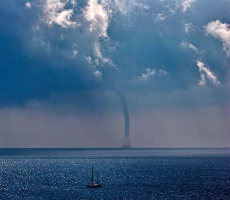 Photo of ocean tornado in the Med - Motor Boat & Yachting