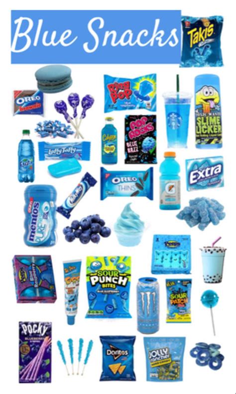 Blue Snacks | Blue snacks, Theme snack, Blue party foods