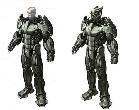 Enclave Power Armor concept art by hamburgercranium.deviantart.com on @DeviantArt Fallout ...