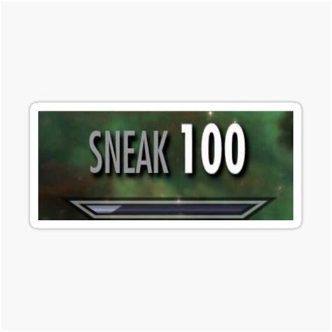 "Sneak 100" Sticker for Sale by AlphaHypeDesign | Redbubble