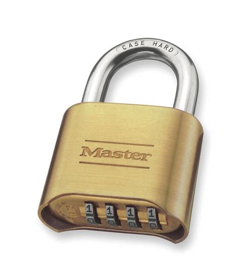 MASTER LOCK Combination Padlock: Scrolling Combo Padlocks, 1 in to 1 1/2 in, 1/2 in to 1 in ...