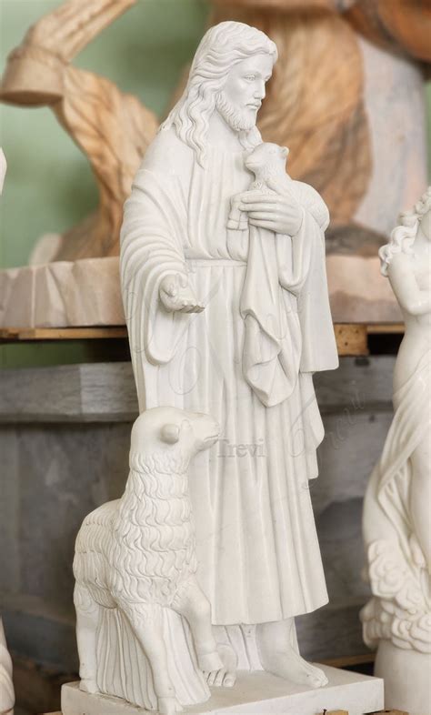 Jesus The Good Shepherd Statue Church Decor CHS-293