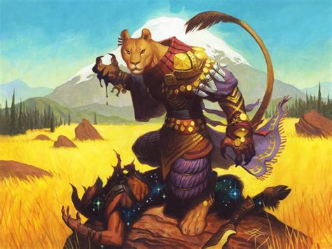 Leonin Iconoclast MtG Art from Journey into Nyx Set by Steve Prescott - Art of Magic: the Gathering