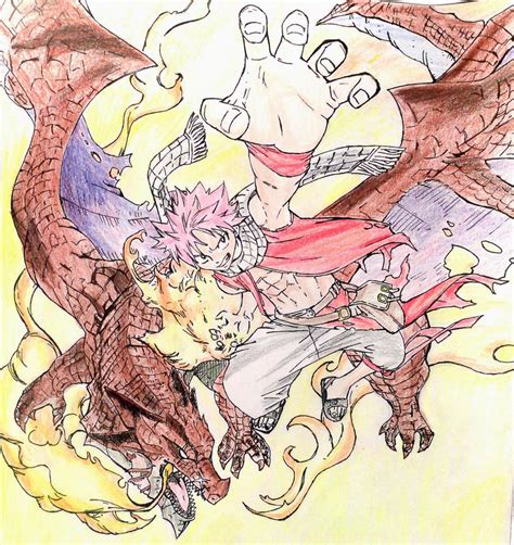 Natsu and Igneel by Turskeluth on DeviantArt