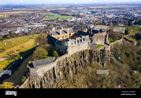 Aerial view of Stirling Castle , Stirling, Scotland UK Stock Photo - Alamy