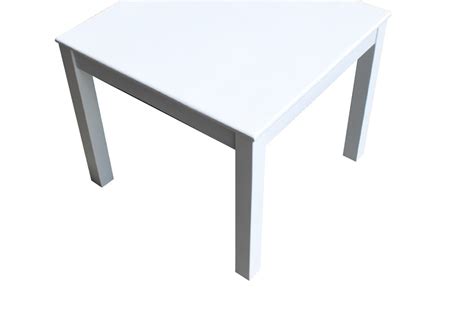 White Square Table