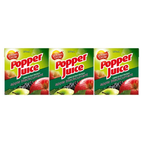 Golden Circle® Popper® Apple Blackcurrant Juice 150mL