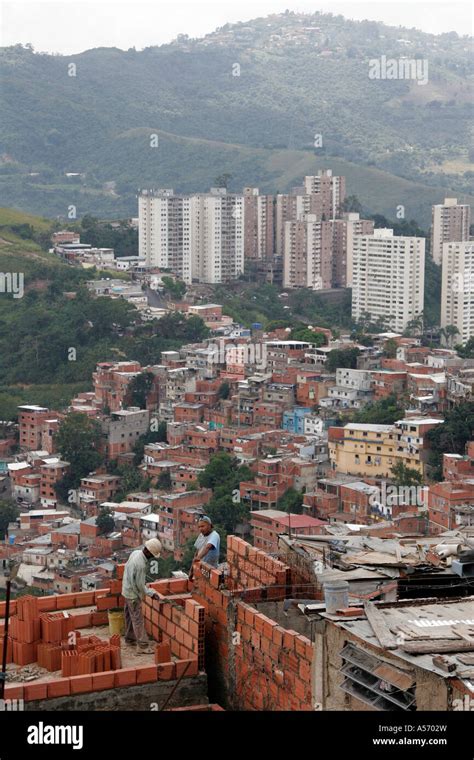 Painet ja1158 venezuela landscape slums caracas latin america south ...