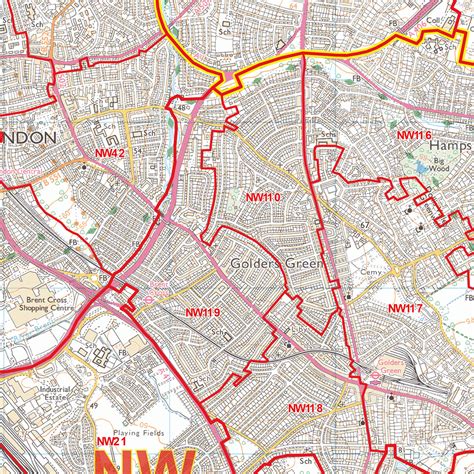 NW Postcode Area Map – Map Logic