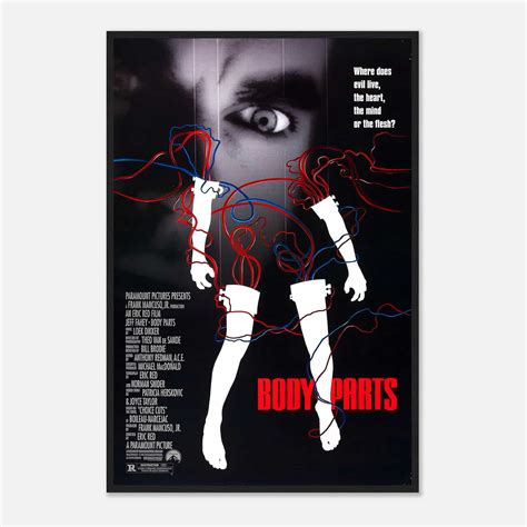 BODY PARTS Movie Poster, Body Parts Classic Vintage Movie Poster, Classic Movie Poster - Citiesbox