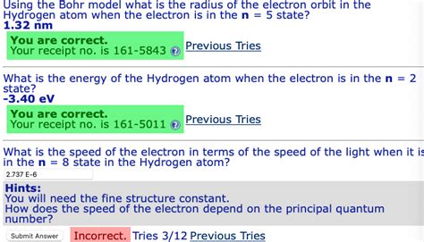 Solved Using the Bohr model what is the radius of the | Chegg.com