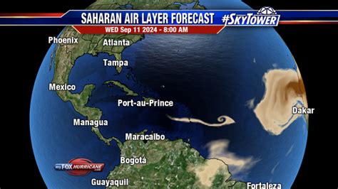 Saharan Air Layer Forecast - Caribbean | Hurricane and Tropical Storm coverage from ...