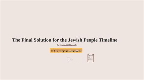 The Final Solution by