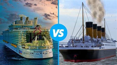 Symphony of the Seas vs Titanic: A Giant Comparison