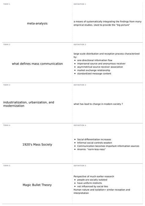 Chapter 2 | COM 275 - Effects of Mass Communication - Docsity