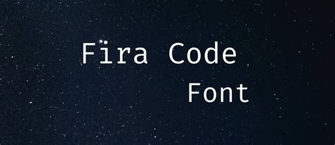 Fira Code Font Free Download