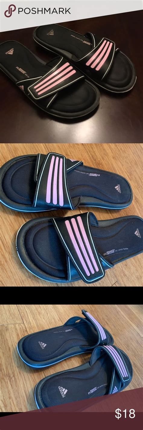 Adidas fit foam slides | Adidas women, Adidas, Mens flip flop