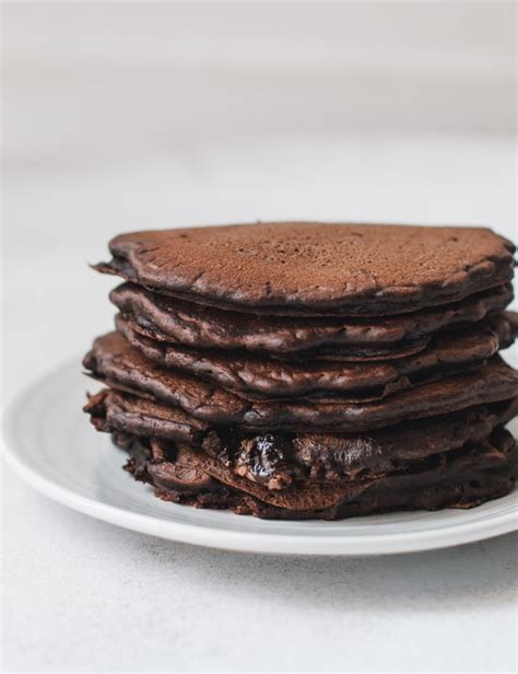 The Most Amazing Chocolate Pancakes - Pretty. Simple. Sweet.