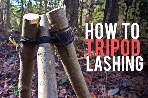 [Video] How To Tie A Tripod Lashing | Survival Bell | Tripod, Survival tips, Survival