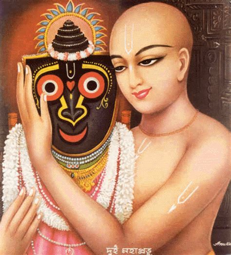 Chaitanya Mahaprabhu With Lord Jagannath - God Pictures