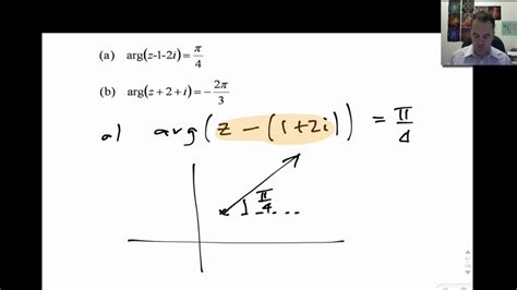 Loci in the Argand diagram - YouTube