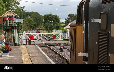 Class 37 British railways locomotive Stock Photo - Alamy