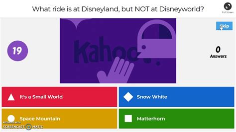 Disney Kahoot Answers - Play Kahoot Finish The Disney Song ...