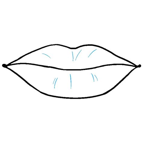 Realistic Lips Drawing | Free download on ClipArtMag