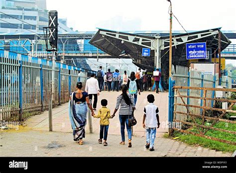 Lower Parel Railway Station entrance Mumbai Maharashtra India Asia Stock Photo - Alamy