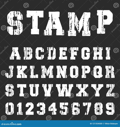 Old Textured Alphabet Font Template Stock Vector - Illustration of jersey, effect: 121354500