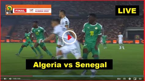 Live African Football - Algeria vs Senegal (ALG vs SEN) - CAF African ...