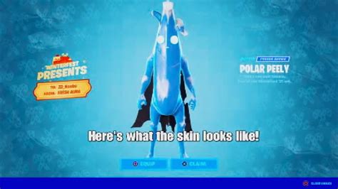 You Can Now Get The *NEW* Frozen Peely Skin in Fortnite! - YouTube