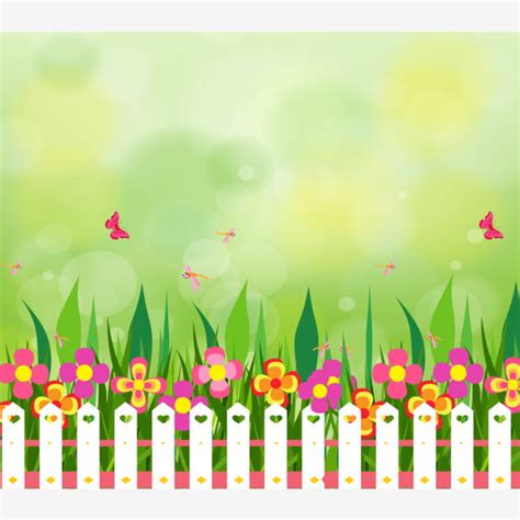 Spring Nature Grass Vector Design Images, Spring Background With White ...