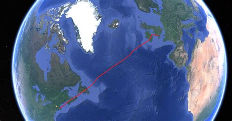 Recreation Geography: Flights and the Great Circle Route