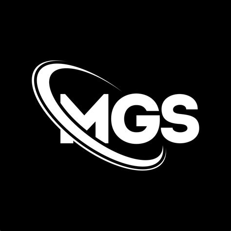 logo mg. lettre mg. création de logo de lettre mgs. initiales logo mgs liées avec un cercle et ...