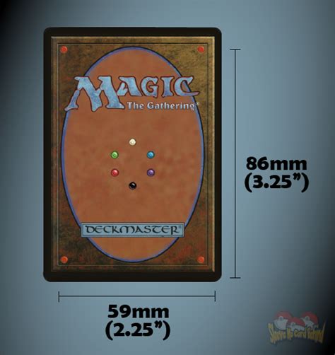 What Size Card Sleeves For Magic: The Gathering? - Sleeve No Card Behind