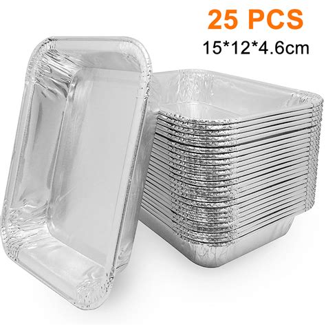 Aluminum Pans ,Durable Full Size Deep Aluminum Foil Roasting -Disposable Pans Compatible with ...