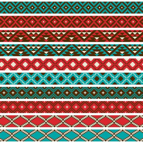 Native American border patterns 339985 Vector Art at Vecteezy