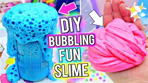 DIY BUBBLING Slime! How To Make The MOST FUN SLIME Ever! - Marissa ...