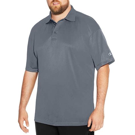 Champion - Champion Vapor Big & Tall Short-Sleeve Polo, Stormy Night - Size 2XT - Walmart.com