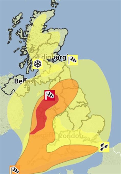 ‘Red’ weather warning issued as worst of storms arrives | Metro News