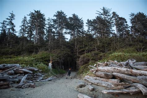 Camping at Green Point Campground, Tofino, British Columbia