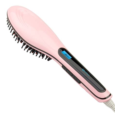 Apalus Brush Hair Straightener, Instant Magic Silky Straight Hair ...