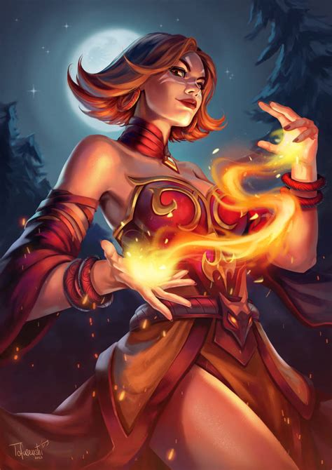 Lina - Dota 2 fan art by Tofusenshi on DeviantArt