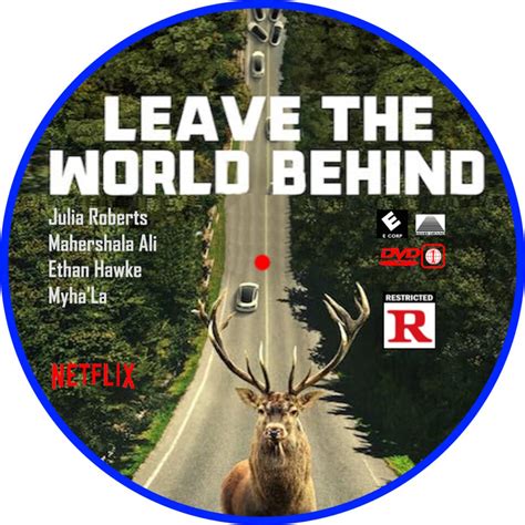 Leave The World Behind (2023) R1 Custom DVD Label - DVDcover.Com