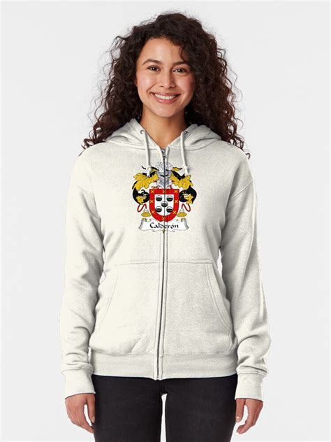 "Calderon Coat of Arms/ Calderon Family Crest" Zipped Hoodie by carpediem6655 | Redbubble