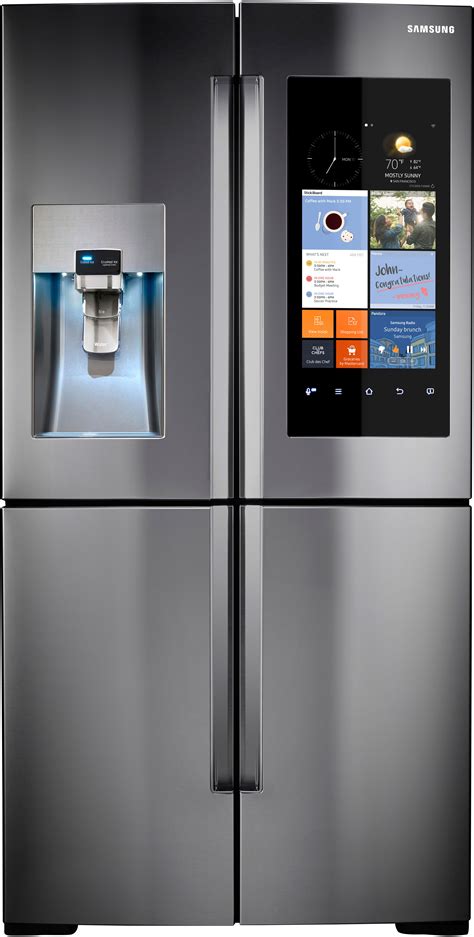 Samsung RF28K9580SR 36 Inch 4-Door Refrigerator with Family Hub WiFi ...