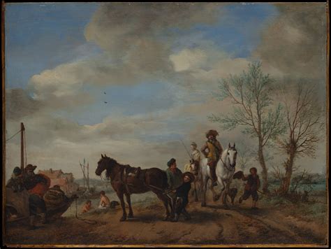 Philips Wouwerman | A Man and a Woman on Horseback | The Met