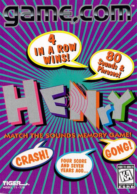 Henry for Game.Com (1997) - MobyGames