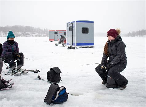 Ice Fishing in Minnesota - 5 Tips! - Ambush Skid Houses